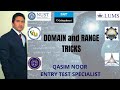 Mathematics Tricks For Domain & Range NUST II LUMS II ECAT II FAST II PIEAS II GIKI II NTS