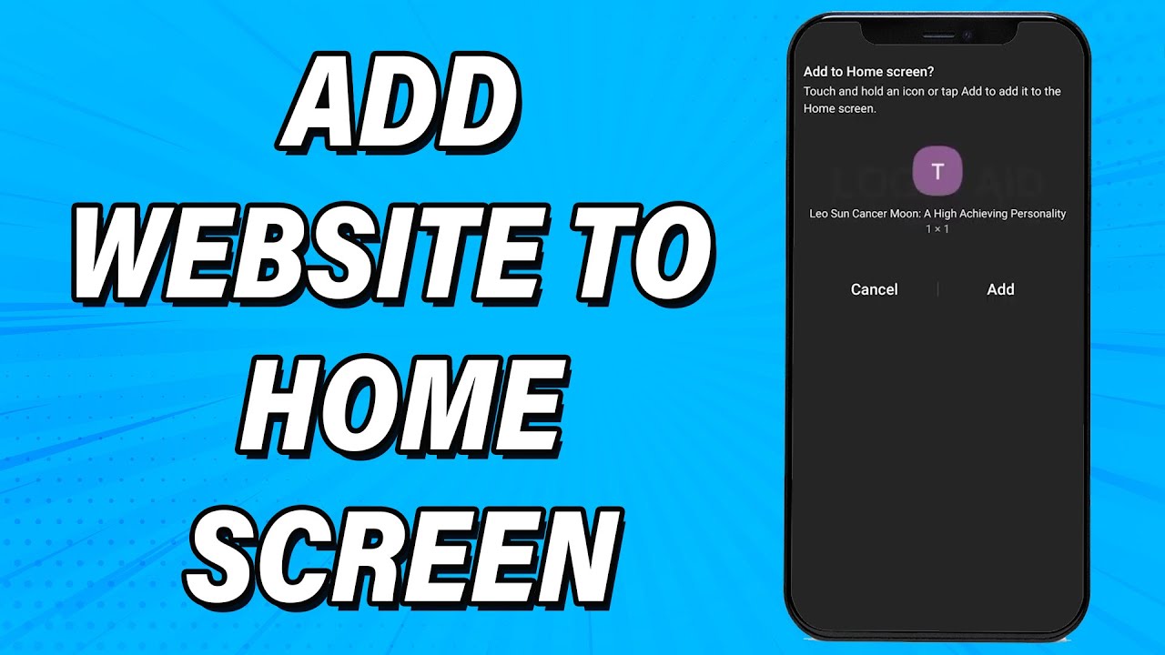 How To Add Website To Home Screen On Android 2023 Create Website