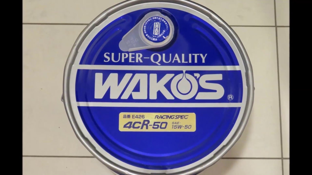 WAKO'S 4CR 15W-50 - YouTube