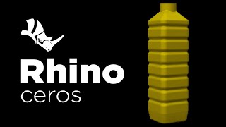Video 1/5 - Tupperware Bottle - Rhino3D 