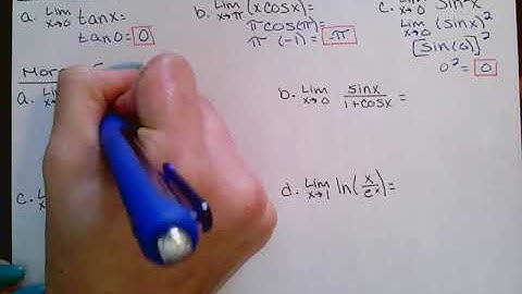 Cal 1.3 cont. / PC (Cal) 1.4 Limits of Transcendental Functions