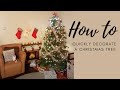 How to Quickly Decorate a Christmas Tree