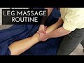 Massage tutorial posterior leg and hip routine