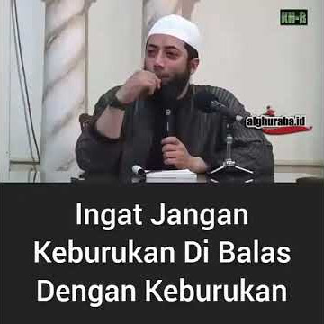 INGAT!!! Jangan Keburukan Di Balas Dengan Keburukan - Ust. Khalid Basalamah #shorts