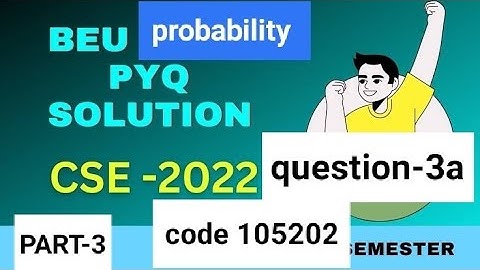 BEU mathematics-2 pyq solution(probability & statics)🙂#engineeringmathematics2