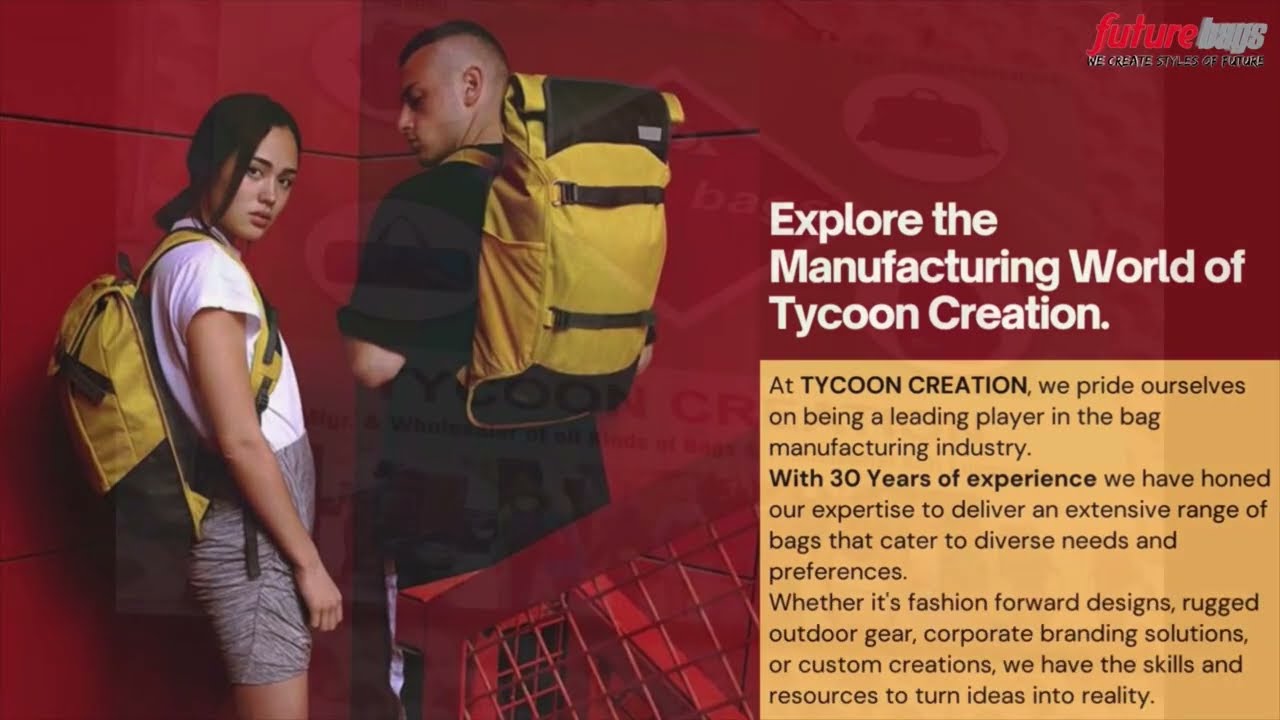 TYCOON CREATION - Bag Manufacturing Factory @ Mumbai Mahim  ( Future Bags ) 