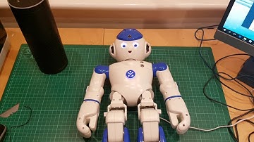 Ubtech Alpha 2 accelerometer test.  http://alpha2.uk