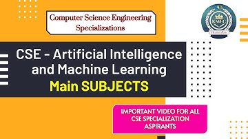 CSE Specialization - AI and ML | Main and Important Subjects | Hruthik Ram | #KMEC