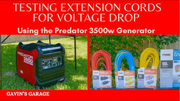 Best Extension cords for MAXIMUM power output with your Generator / Home and RV use.