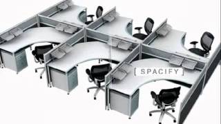 Contemporary Computer Workstation, Computer Office Furniture
