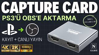 Capture Card ile PS3 Ekranını OBS'e Aktarma! | Kayıt ve Canlı Yayın (ULT-Unite CC10)