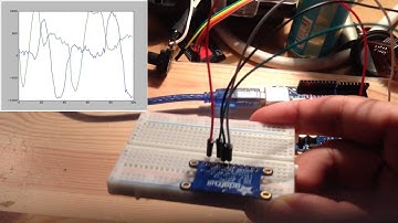 Adafruit 10-DOF accelerometer plotting with python