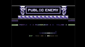 C64 Crack Intro: 1988 Public Enemy Intro 3