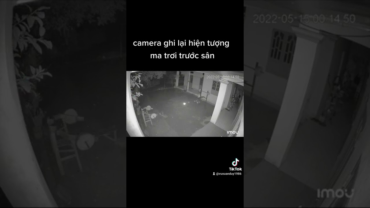 CAMERA GHI LẠI HIỆN TƯỢNG MA TRƠI Ở TRƯỚC S&Acirc;N #tamlinh #TUVI #diembao