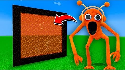 How to Make A Portal To The Oren Sprunki Monster Dimension in Minecraft!