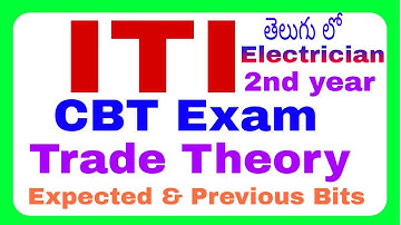 ITI electrician trade theory cbt exam important bits with explanation in Telugu
