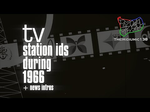 TV Station IDs during 1966 (+ news intros)