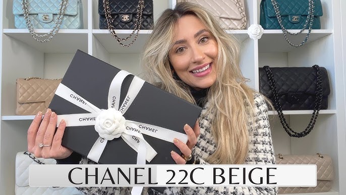 CHANEL 2022 Cruise ⭐️ Chanel Classic Flap Beige 22c 