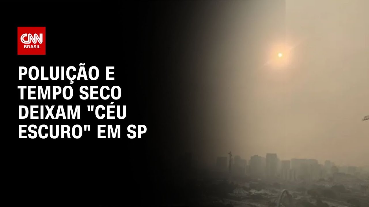 Poluição e tempo seco deixam