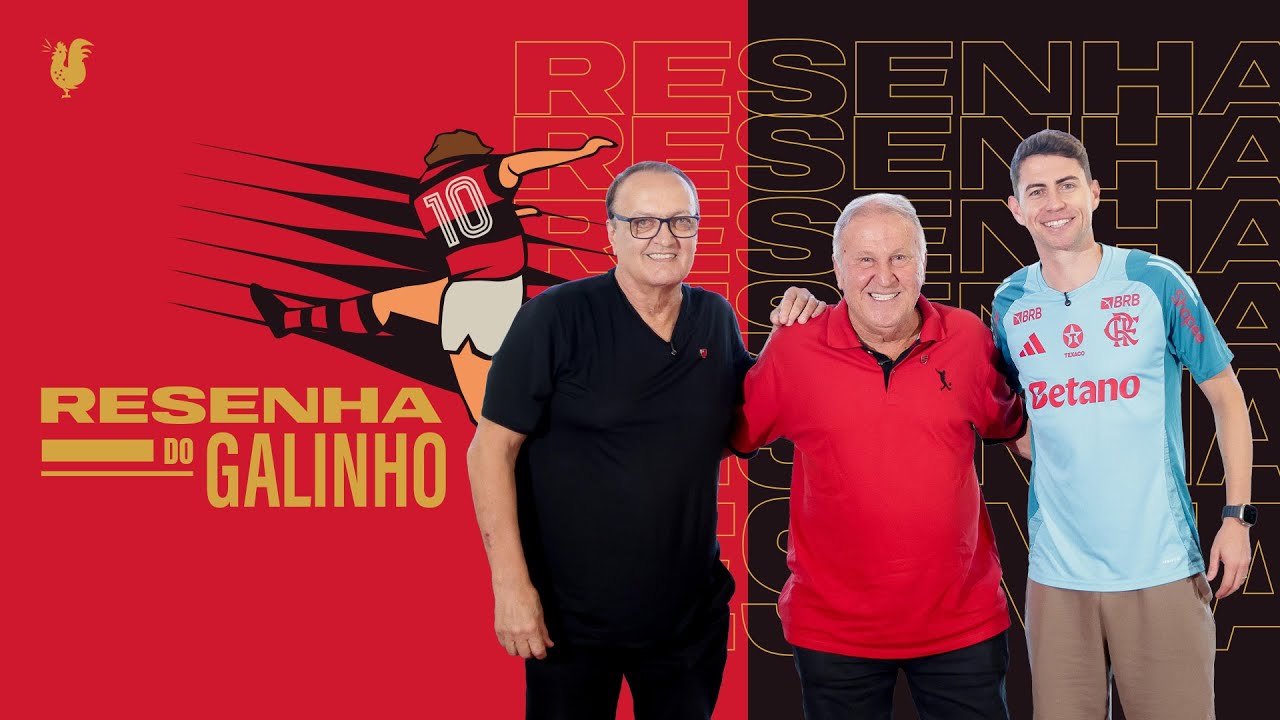 RESENHA DO GALINHO | ZICO RECEBE LEANDRO E JORGINHO #6