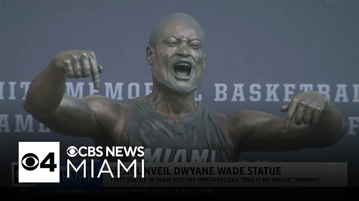 Miami Heat unveil Dwyane Wade statue at Kaseya Center