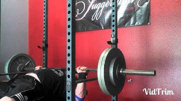Bench Press 280lbs x10 using juggercube pr reps.