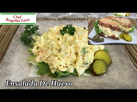 ENSALADA DE HUEVO, RECETA DELICIOSA!