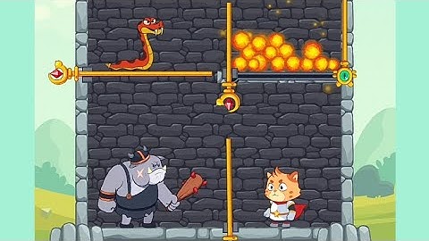 Cat Game - how to loot - All Levels 81 - 85 walkthrough pull the pin Android and IOS Game