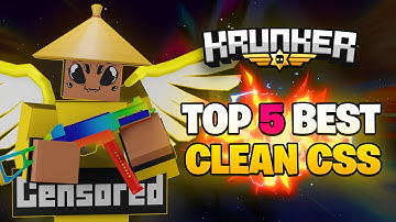 Top 5 of the best Krunker Css In 2022! (FREE)