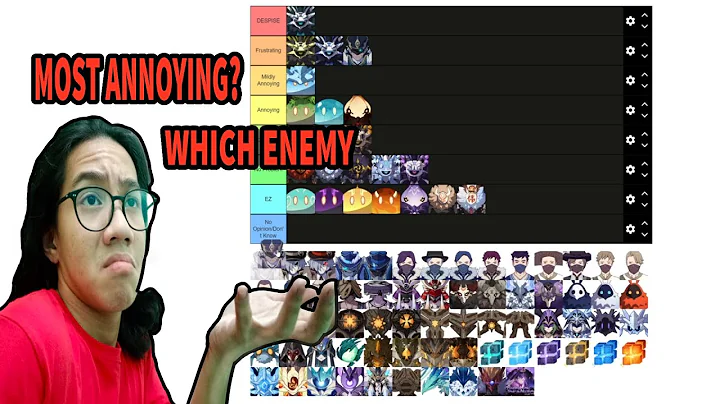Most Annoying Enemies Tierlist (Genshin Impact)