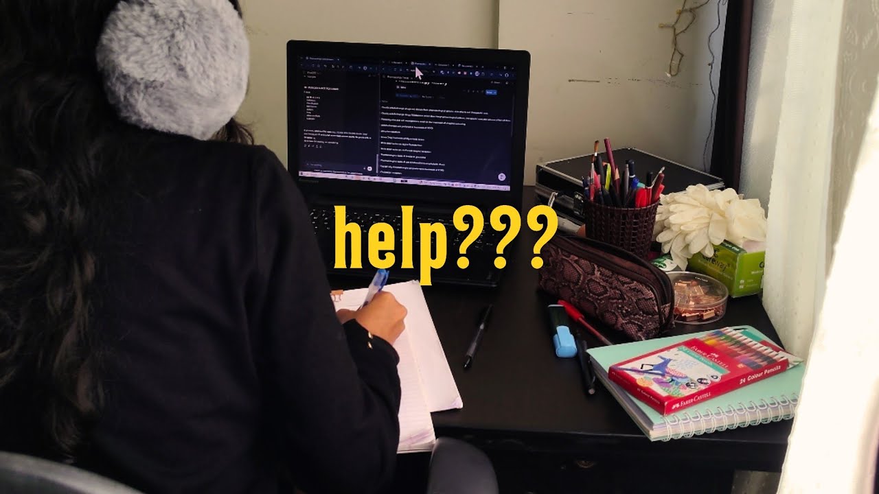 Academic Villain Day 6 | study with me | korean cafe playlist