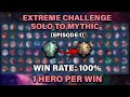 Solo To Mythic: One Hero Per Win - High WR (Episode 1) | Mobile Legends: Bang Bang