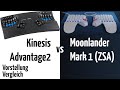 Ergonomische Tastaturen: Kinesis Advantage2 vs ZSA Moonlander Mark 1 - Vorstellung und Vergleich