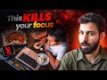 How to stay away from food and entertainment distraction?