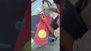 kite tapping 🪁#experiment #amazingfacts #crazyxyz #kiteflying #kite #patangbazi #shorts