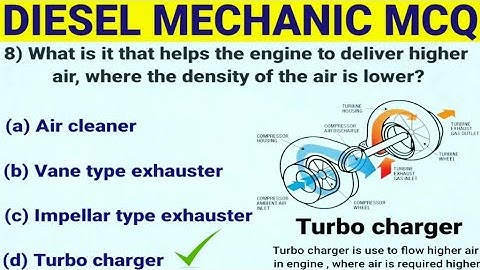 Diesel Mechanic Mcq Question | Diesel Mechanic Objective Questions And Answers