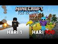 100 hari minecraft tapi di ice island