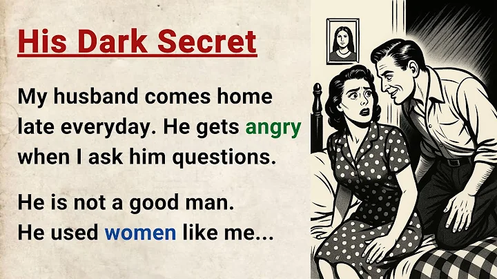 Learn English through Stories Level 3 ⭐ His Dark Secret - Improve your English | English Audio Story