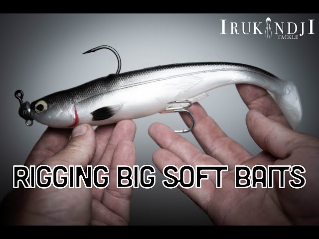 HOW TO RIG SOFT BAITS - Rigging Large Soft Plastic Swimbaits 