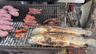 Delicious Lunch and More Street Food in Phnom Penh City , Cambodia