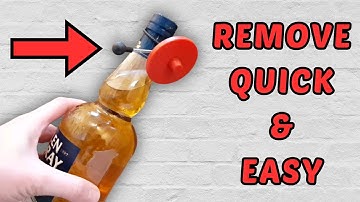 How To Remove Security Tags From Bottles