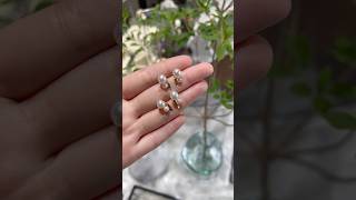 Two Akoya Pearl Bar Earrings K10 Vs K18 Koko Pearl Jewelry