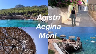 Greek islands and beaches: Agistri, Aegina, Moni 4K