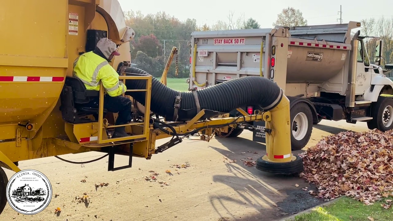 Satisfying Leaf Pick Up Video Elyria, Ohio YouTube