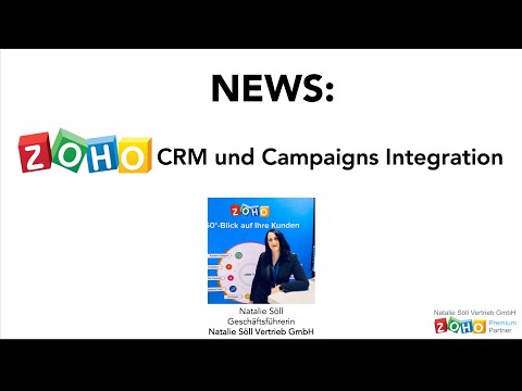 NEWS: Zoho CRM und Campaigns Integration