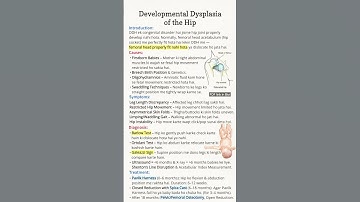 Developmental Dysplasia of the Hip (DDH) is a congenital disorder #dysplasia #shorts #viral #short