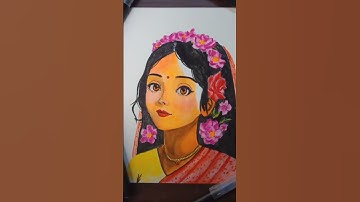 Radha rani Drawing 🙏#shorts #yasodha #radhakrishna #love #new #radha #youtube #ytshorts #drawing