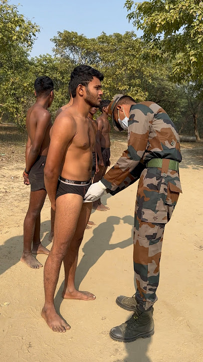 Army agniveer private part medical check up #army #agniveer #private #part #medical #checkup #reels