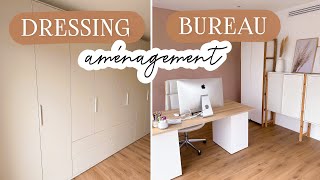 Nouveaux aménagements de la maison (bureau, dressing, garage) + haul