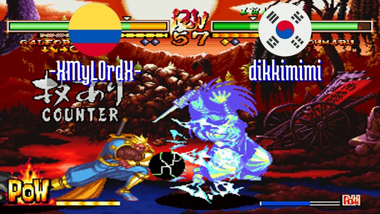 FT3 @samsh5sp: -XMyL0rdX- (CO) vs dikkimimi (KR) [Samurai Shodown